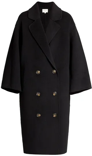 Borneo Double Breasted Wool & Cashmere Coat