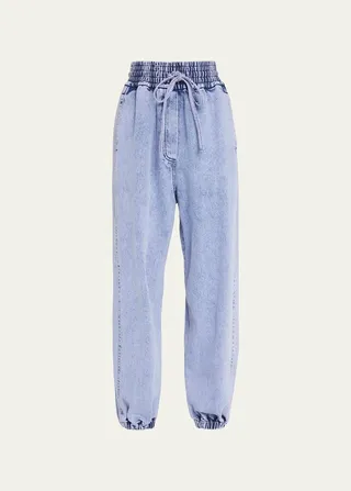 Overdyed Denim Joggers