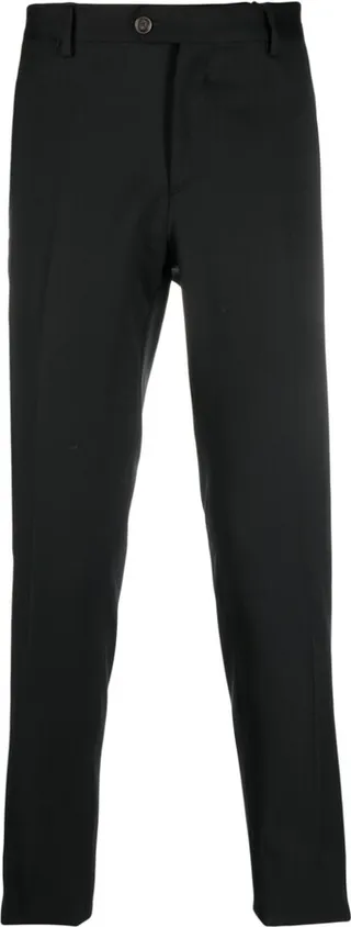 Straight-Leg Wool Trousers