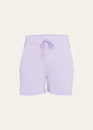 French Terry Drawstring Shorts