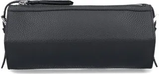 By Far Logo Plaque Zip-Up Shoulder Bag