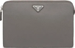 Saffiano Leather Pouch
