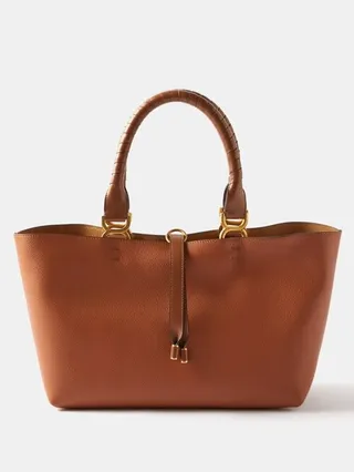 Marcie Medium Leather Tote Bag