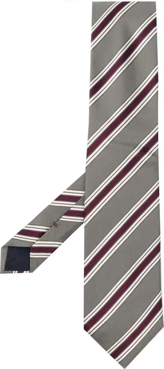 Striped Silk Jacquard Tie