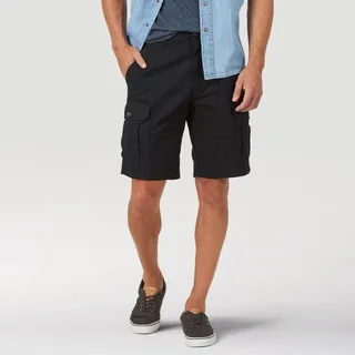 Wrangler Men's 10" Relaxed Fit Flex Cargo Shorts - Black 40