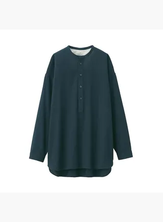 Indian Hand Spun/Woven Stand Collar Shirt