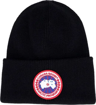 Canada Goose Logo Patched Beanie