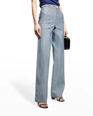 Paco Straight-Leg Denim Pants