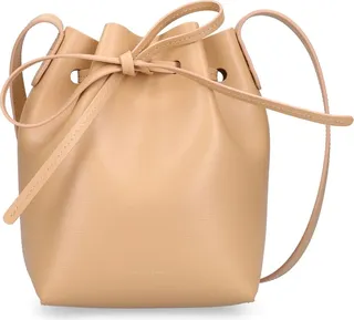 Mini Mini leather bucket bag