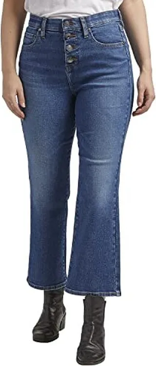 Jag Jeans Women's Phoebe High Rise Cropped Bootcut Jeans