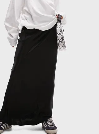 High Waist Maxi Skirt