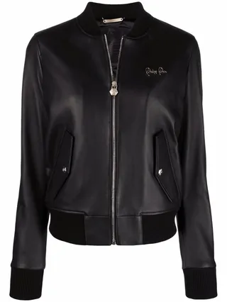 Leather Bomber Jacket