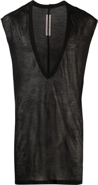 Dylan V-neck longline T-shirt