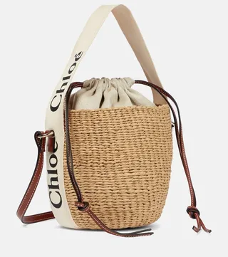 x Mifuko Woody Small basket tote