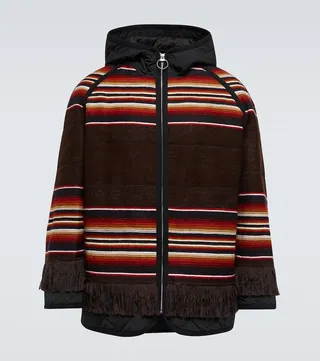 Fringed quilted jacket