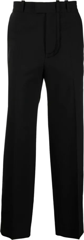 Straight-Leg Tailored Trousers