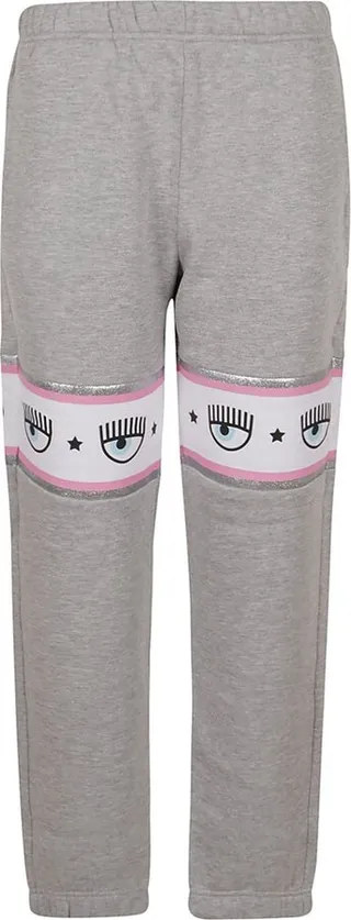 Chiara Ferragni Eye-Printed Elastic-Waistband Joggers