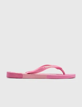 Top Logomania Colors Flip Flops
