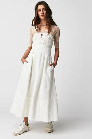 Shona Joy Akua Bustier Midi Dress by Shona Joy at Free People