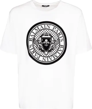 Coin flocked t-shirt
