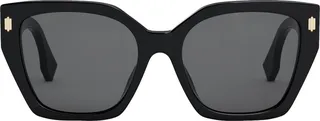 Bold 54mm Geometric Sunglasses