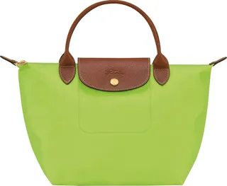 Le Pliage Green Recycled Nylon Canvas Small Top Handle Bag