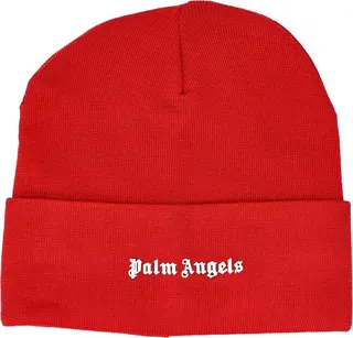 Palm Angels Logo-Printed Beanie