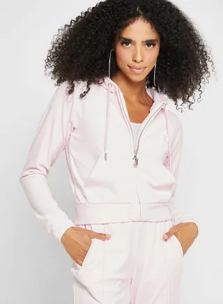 Logo Zip Through Hoodie