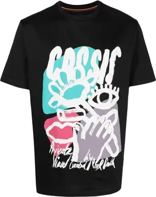 graphic-print short-sleeve T-shirt