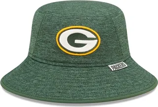 Men's New Era Heather Green Green Bay Packers Bucket Hat