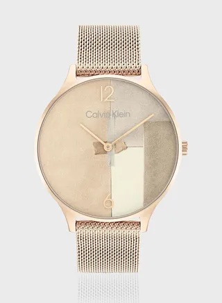 Timeless Mesh Analog Watch