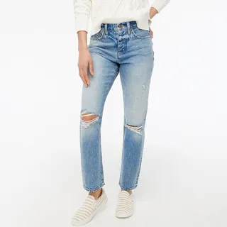 J.Crew Factory Women's Petite Premium-Edition Relaxed Boyfriend Jean