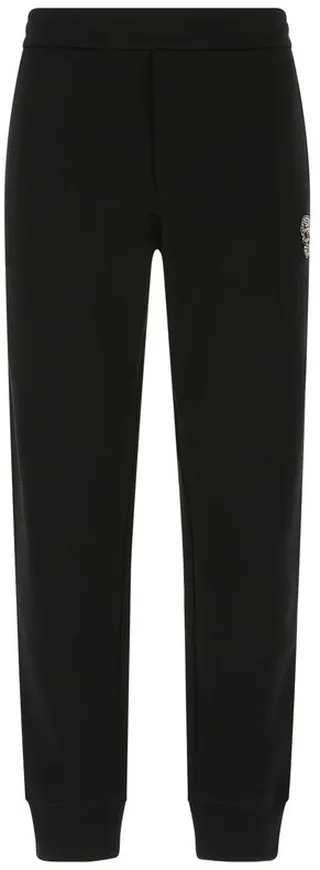 Alexander McQueen Embellished Skull Motif Track Pants