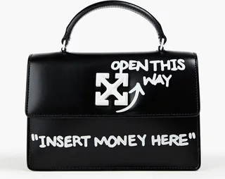 Jitney 1.4 printed leather tote