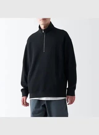 Double Knits Half Zip Sweatshirt