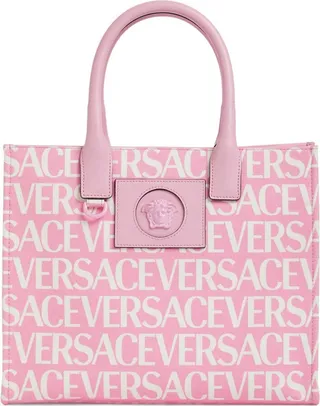 Canvas & leather tote bag