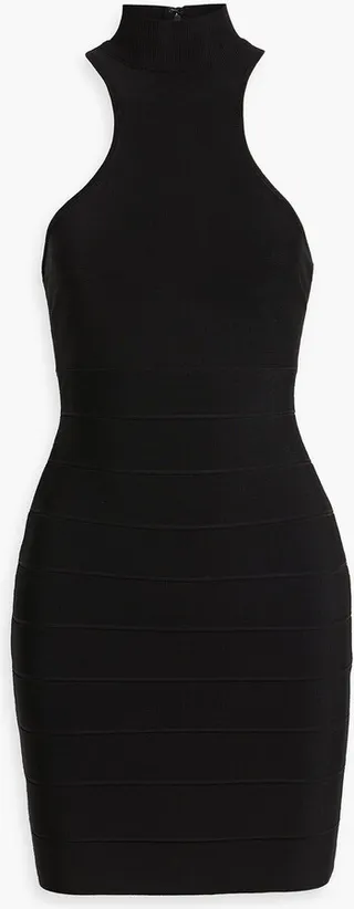 Icon Racer bandage mini dress