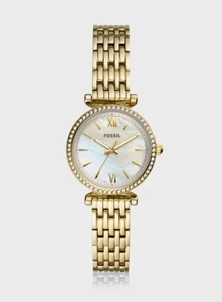 Carlie Steel Strap Analog Watch