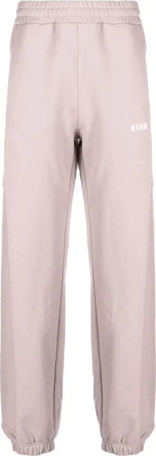 Slogan-Print Track Pants