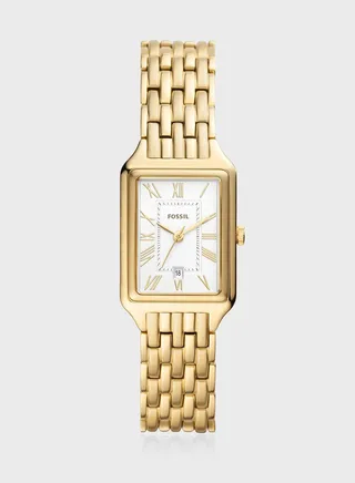 Classic Steel Strap Analog Watch