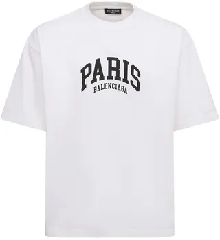 Printed cotton t-shirt