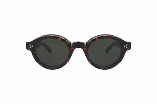 Lesca Corbs Round Frame Sunglasses