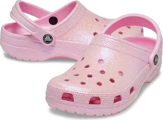 Crocs Classic Clog - Glitter (Flamingo) Clog Shoes