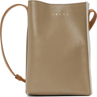 Marni Taupe & Beige Nano Museo Bag