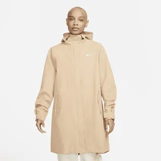 Women's Nike Sportswear Essential Storm-FIT Woven Parka Jacket in Brown