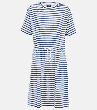 Rio striped cotton minidress