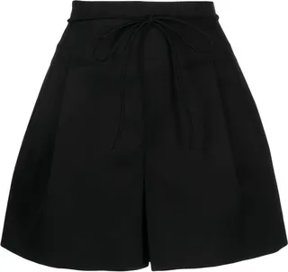 High-Waisted Wide-Leg Shorts