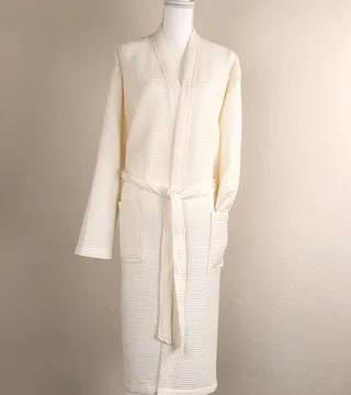 Bora Bora Waffel Pattern Cotton Bath robe