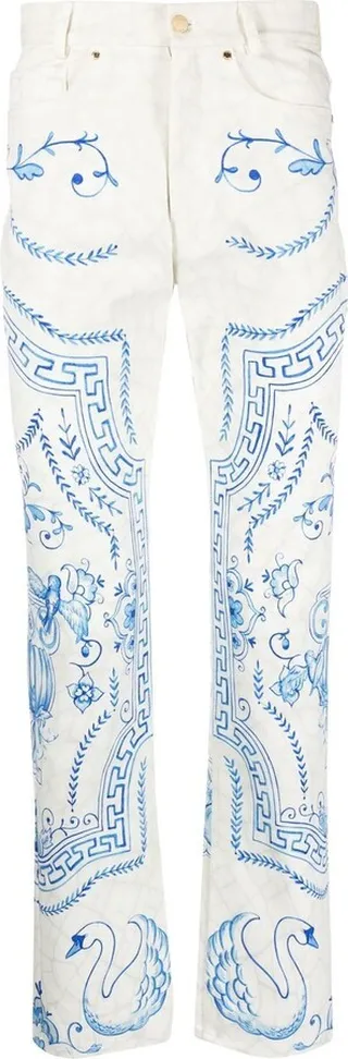 Plat A Dessert straight-leg trousers