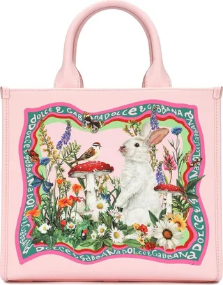 Nature-Print Shopper Bag